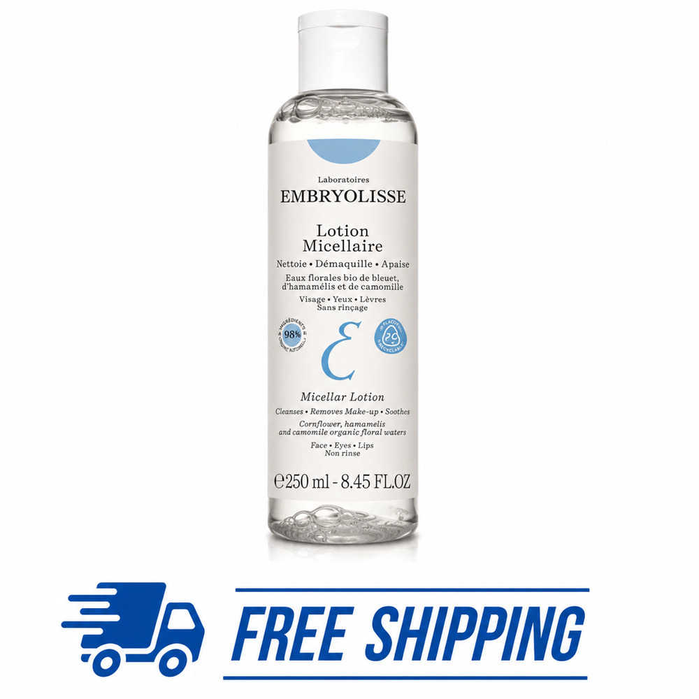Embryolisse Micellar Lotion Makeup Remover Cleanser 250ml 8.45oz